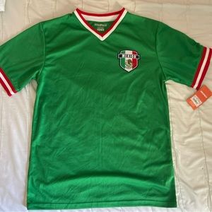 Mexico V-Neck International Soccer Jersey, Green